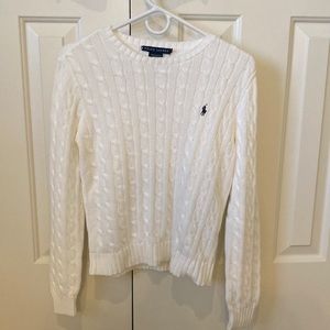 RALPH LAUREN SIZE M CABLE KNIT SWEATER